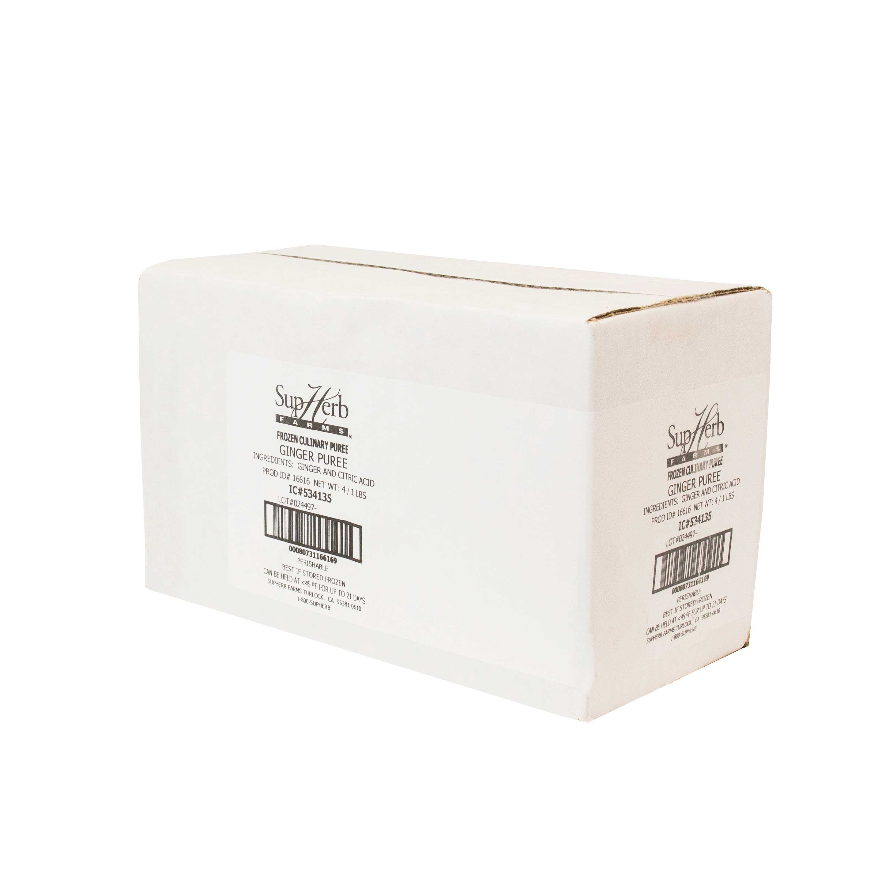 Supherb Farms Ginger Puree, 1 Pound -- 4 Per Case