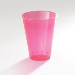 Yoshi Clear Ware Red Tumbler, 9 Ounce -- 500 Per Case