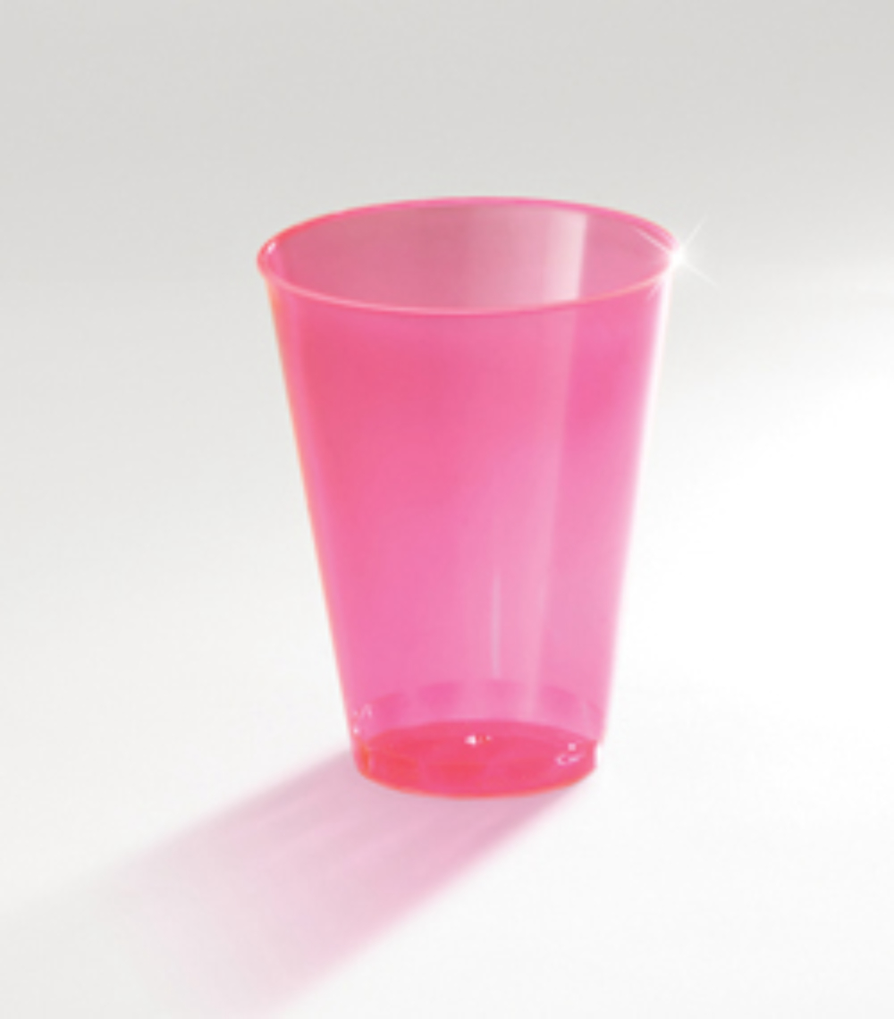 Yoshi Clear Ware Red Tumbler, 10 Ounce -- 500 Per Case