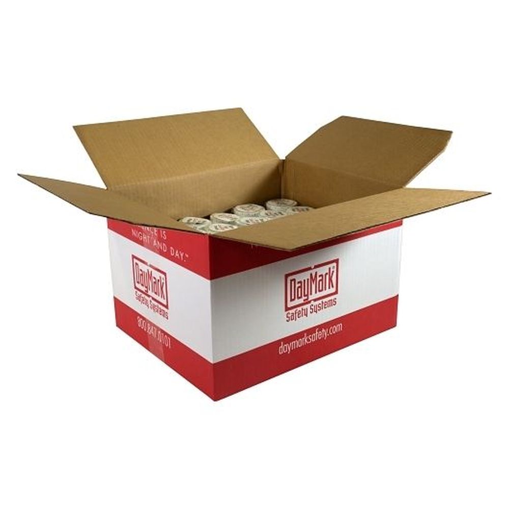 Daymark Speedymark 3 - 1-line Date Coder White Blank Dissolvable Label Roll, 8 Count