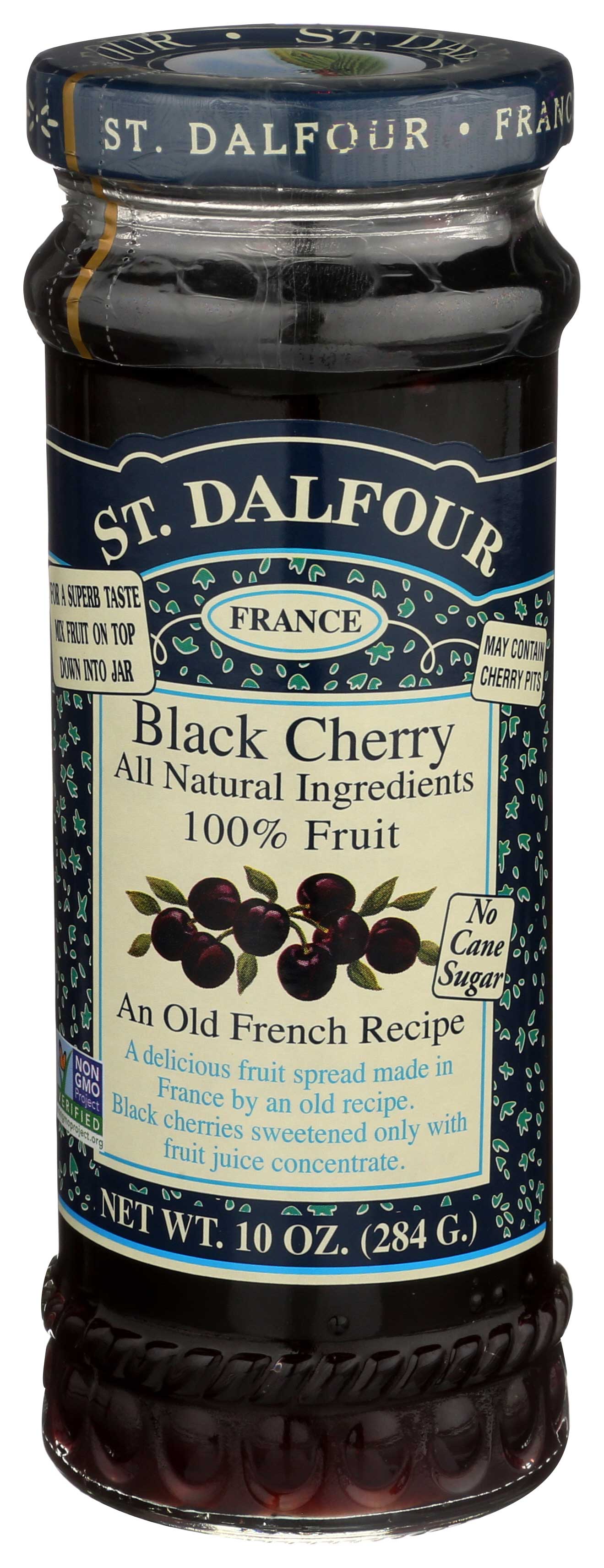 St. Dalfour Black Cherry Consv, 10 Ounce -- 6 Per Case