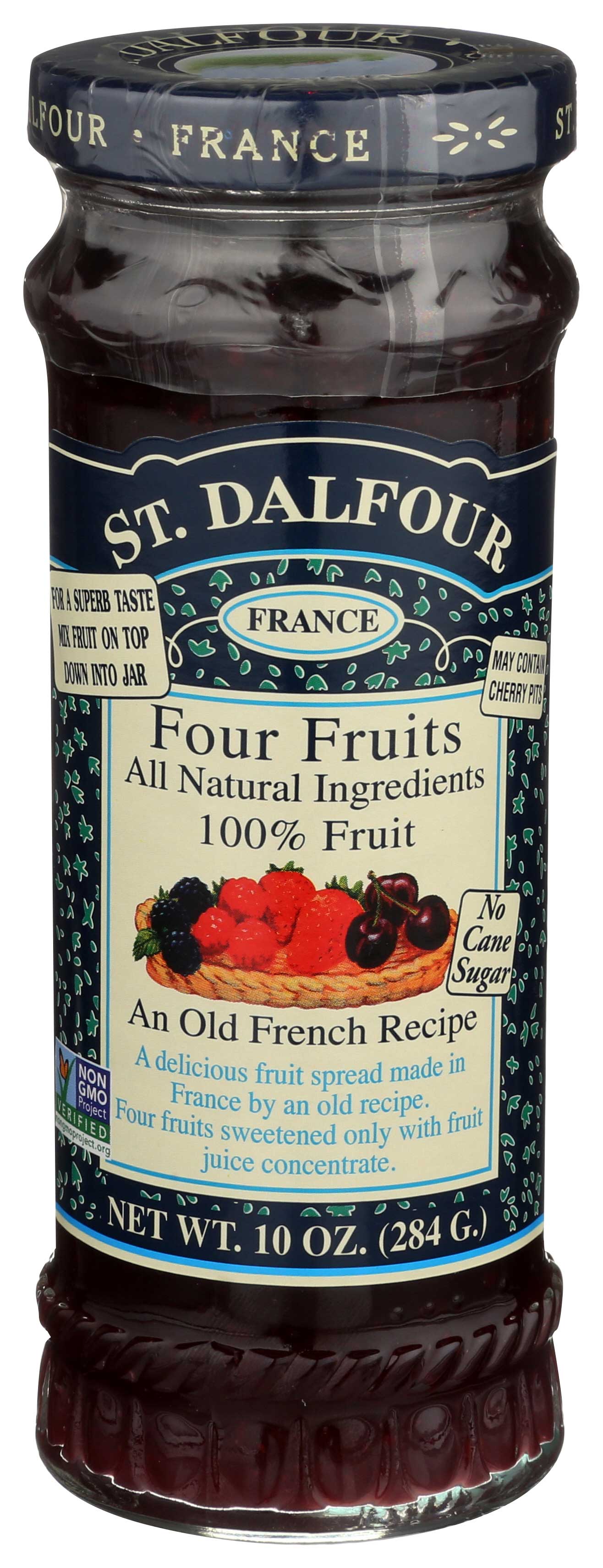 St. Dalfour Four Fruit Conserves, 10 Ounce -- 6 Per Case