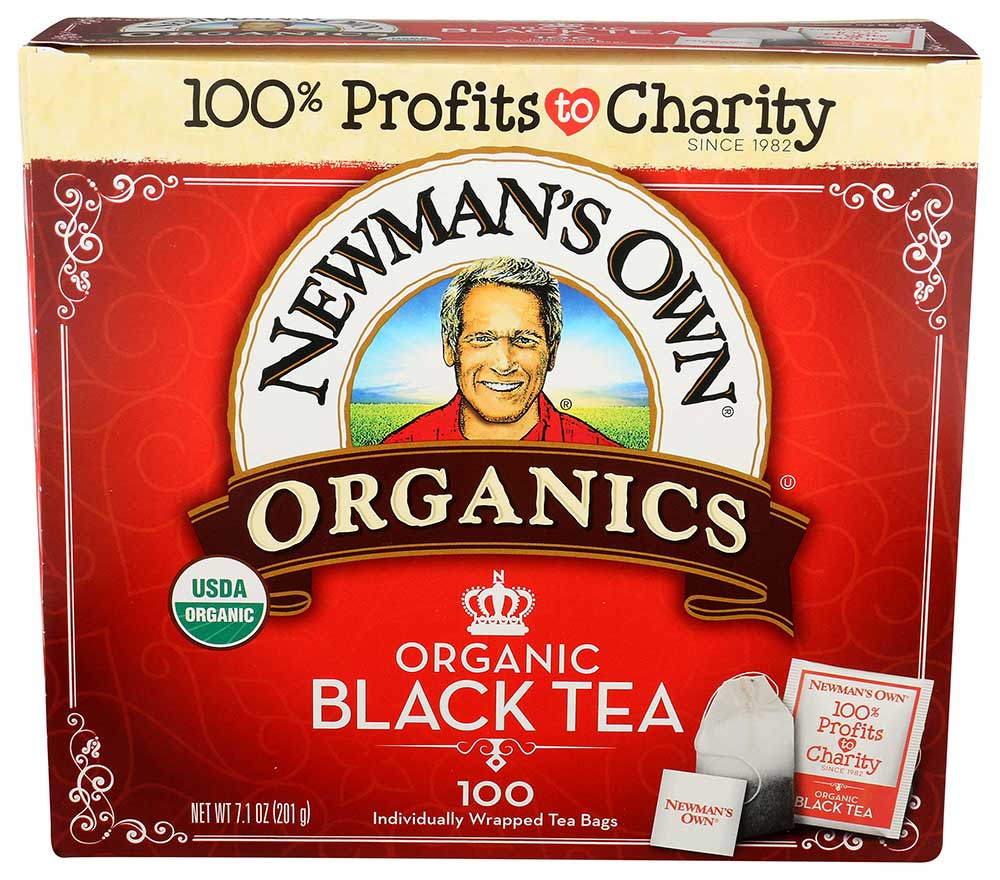 Newman's Own Organics Royal Black Tea, 100 Count -- 5 Per Case