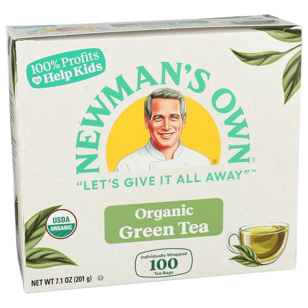 Newmans Own Organic Green Tea, 100 Tea Bags -- 5 Per Case