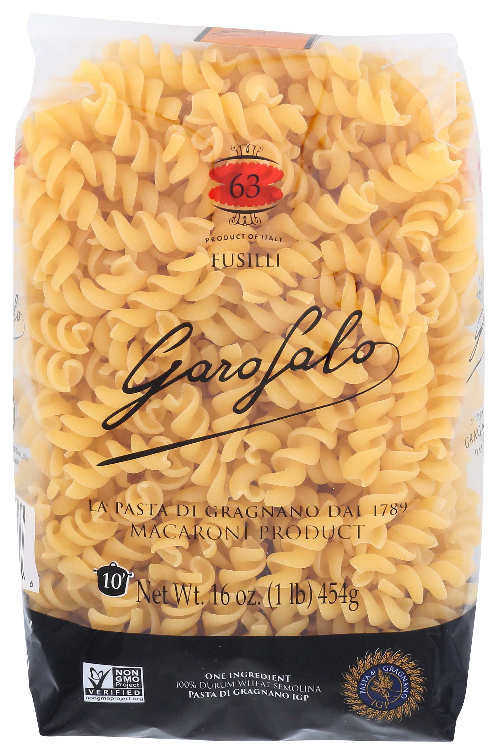 Garofalo Fusilli Pasta, 1 Pound -- 12 Per Case