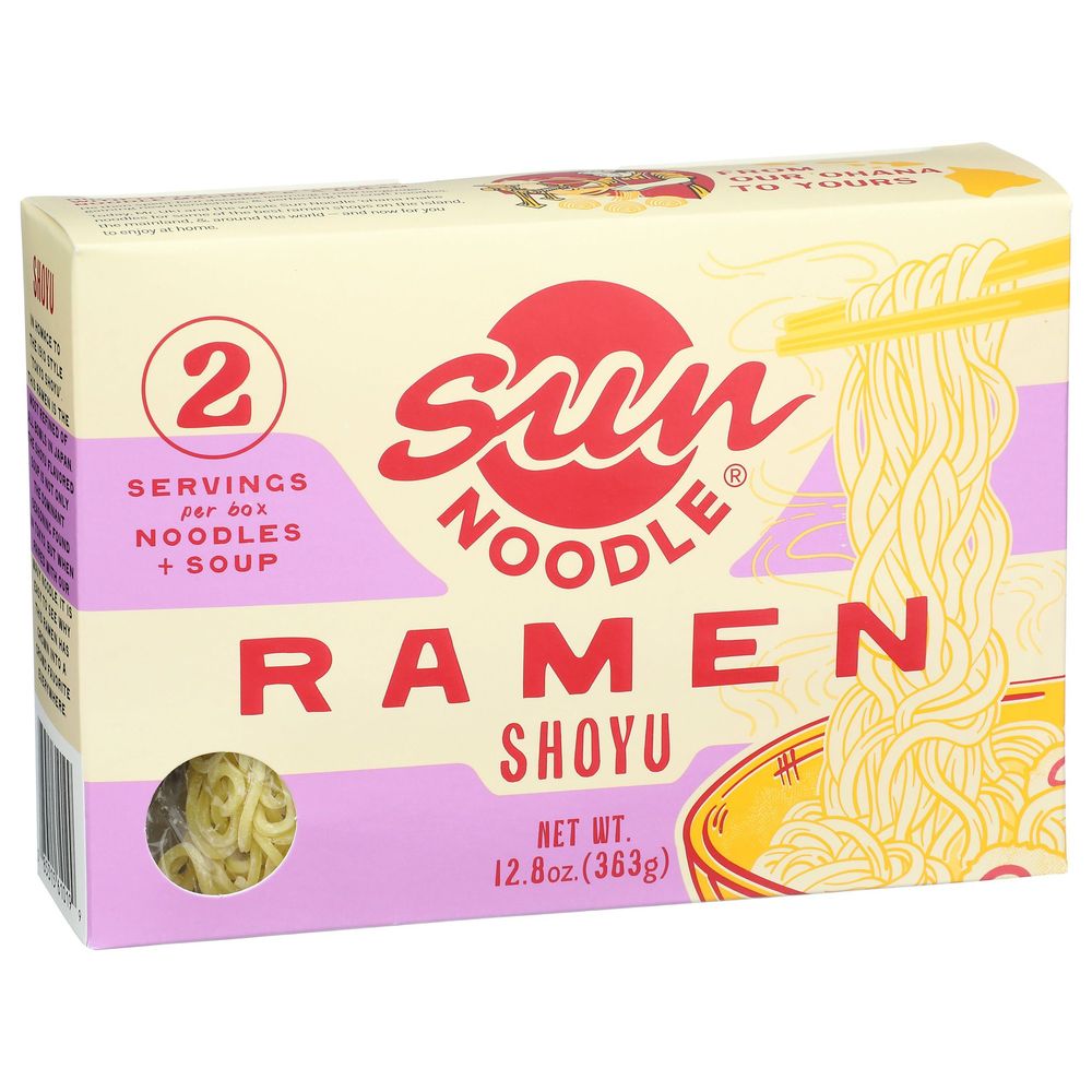 Sun Noodle Ramen Noodle With Shoyu Soup, 12.8 Ounce -- 6 Per Case