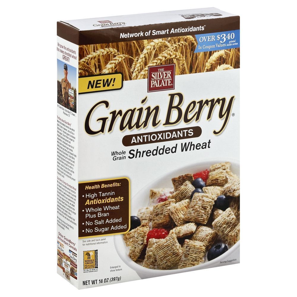 Grain Berry Shredded Wheat Cereal, 14 Ounce -- 6 Per Case