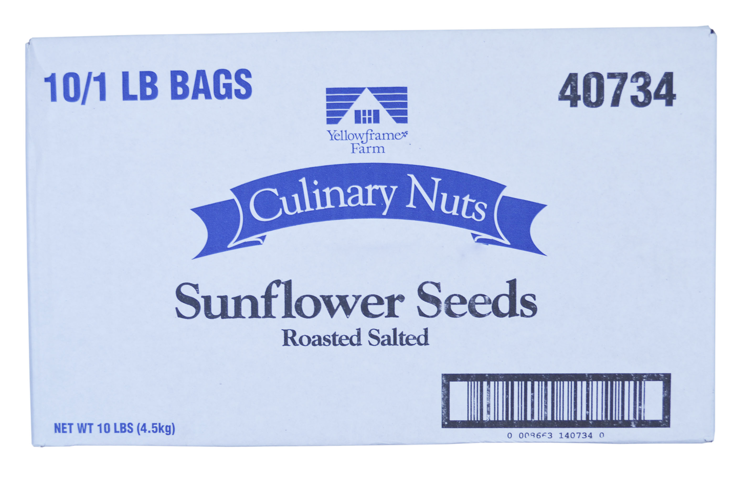 Sugar Foods Yellowframe Farm Sunflower Seeds, 1 Pound -- 10 per case.