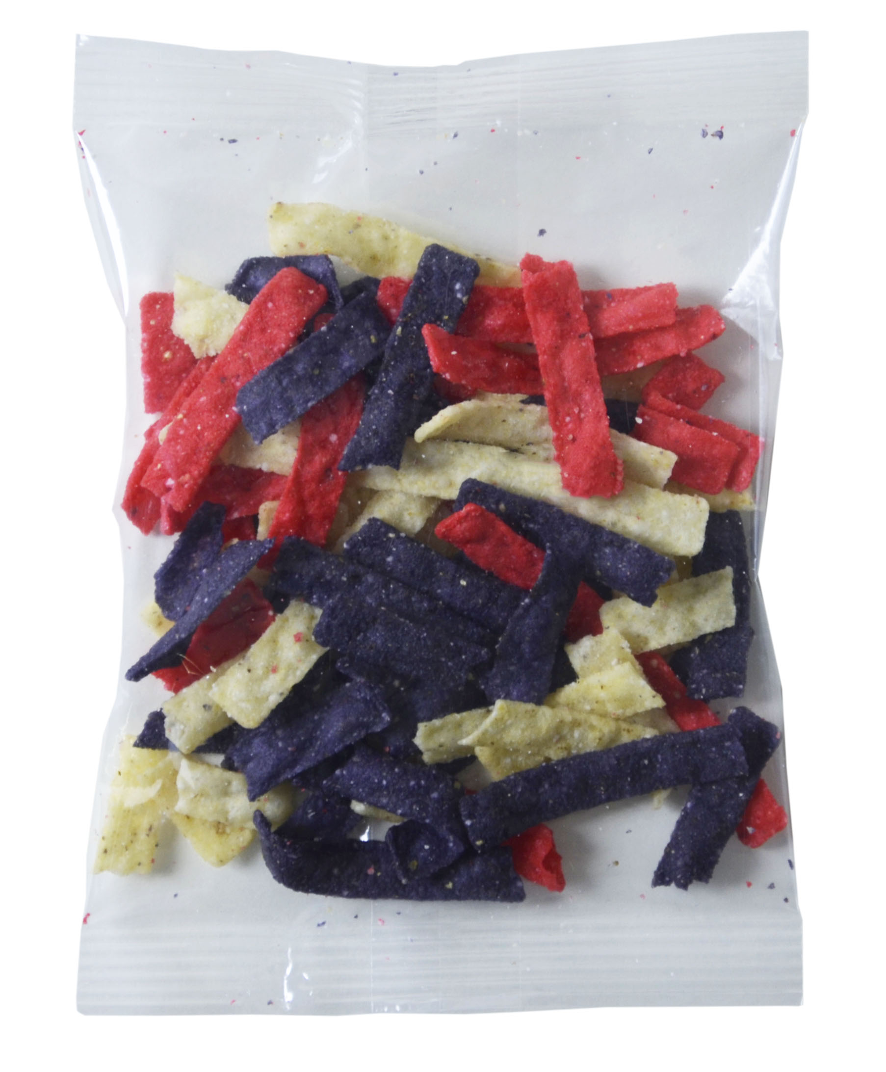 Fresh Gourmet Tri Colored Tortilla Strips, 0.5 Ounce -- 100 Per Case