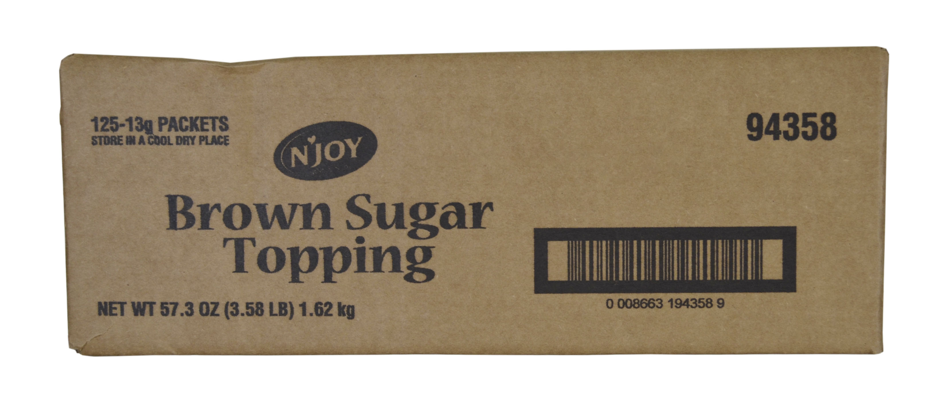 Njoy Brown Sugar Oatmeal Topping Case | FoodServiceDirect