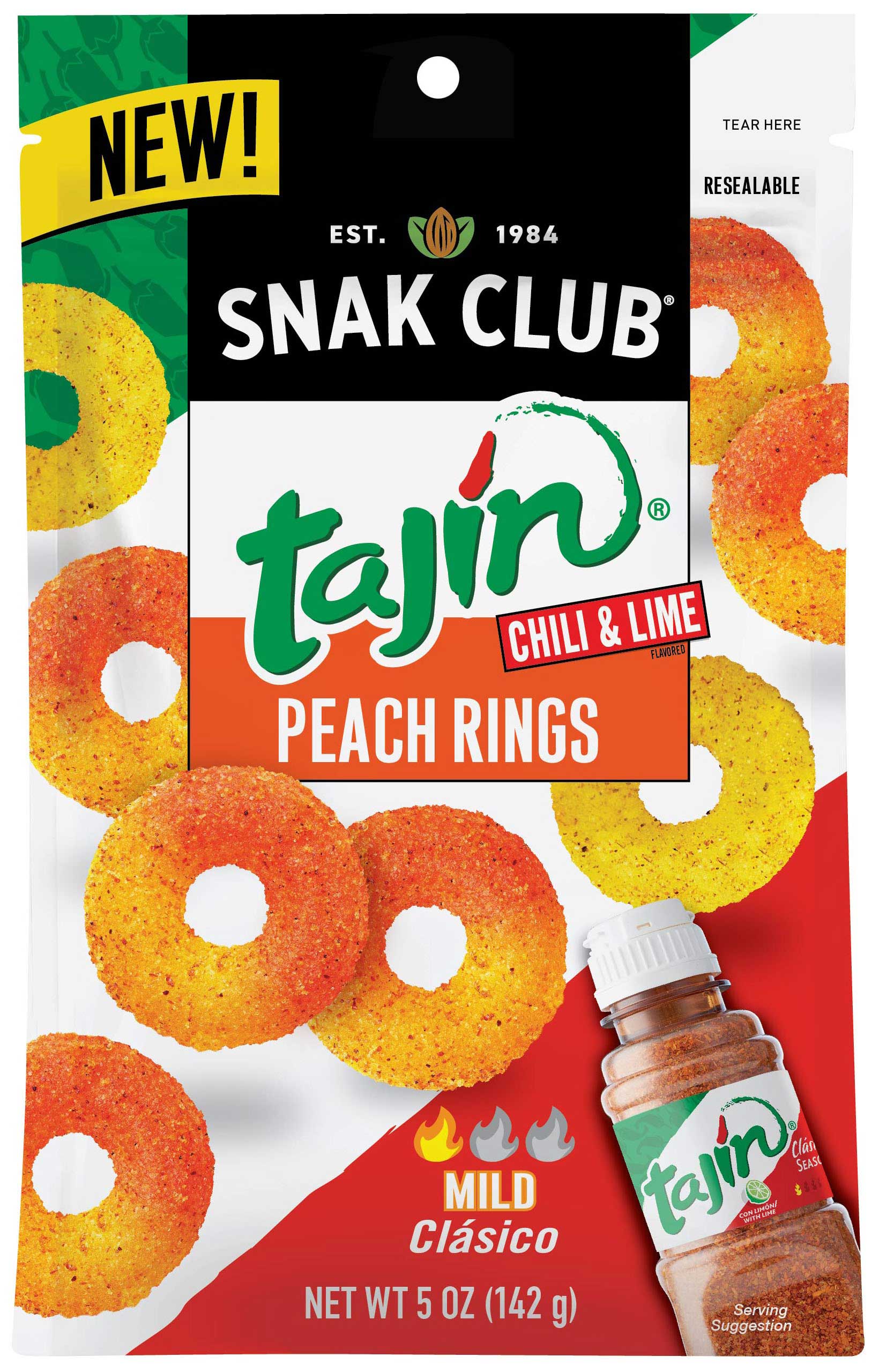 Century Snacks Tajin Peach Rings Case FoodServiceDirect