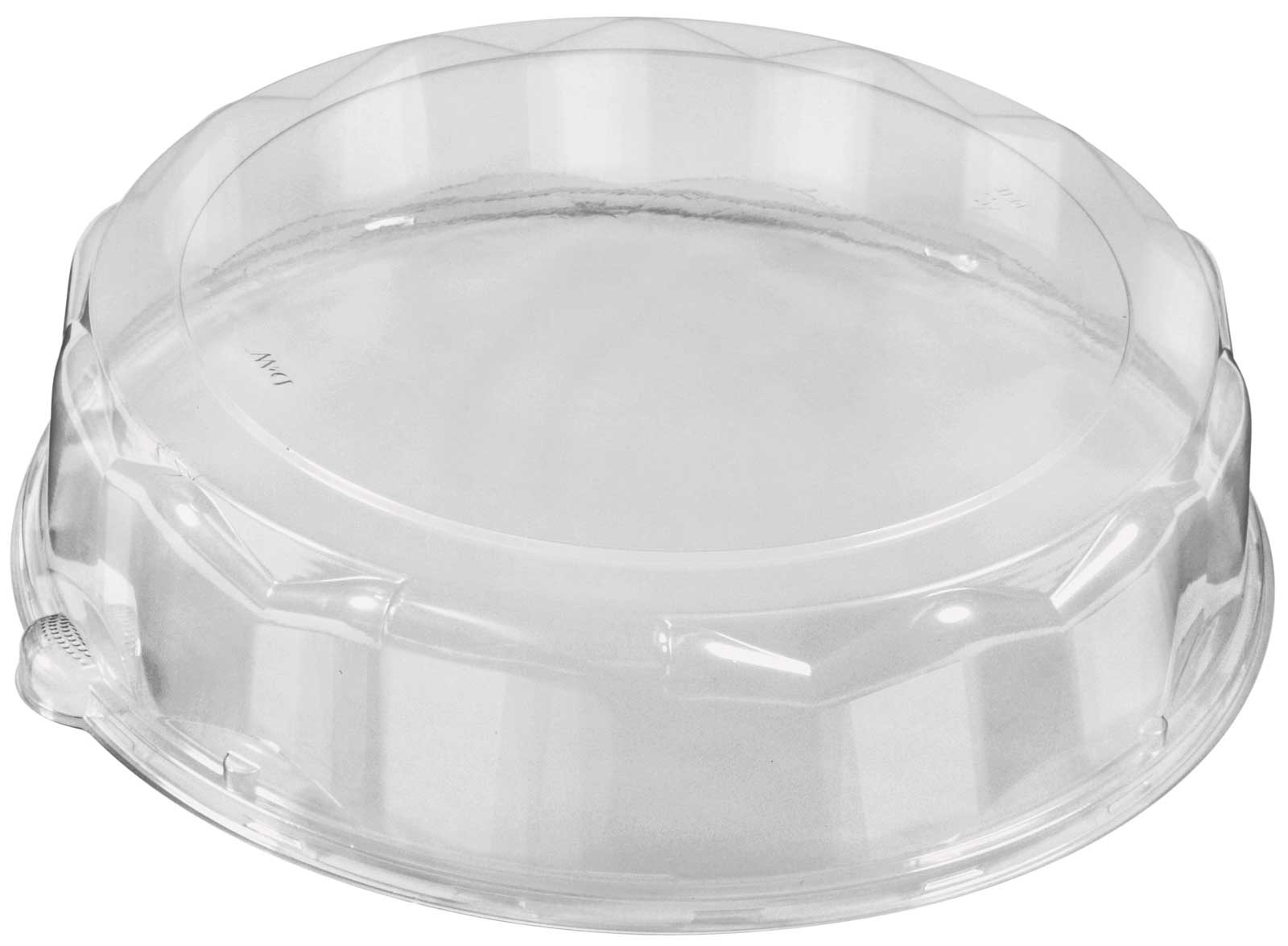 Partipak Round Pete Special Occasion Wide Panel Flute Dome Lid Only, 16 Inch -- 50 Per Case