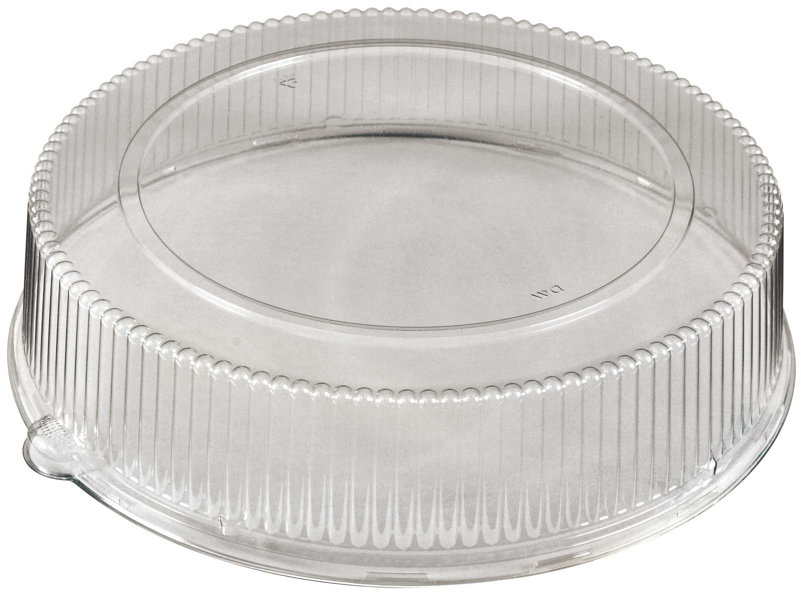 Partipak Pete Round Everyday Fluted Dome Lid Only, 18 Inch -- 50 Per Case