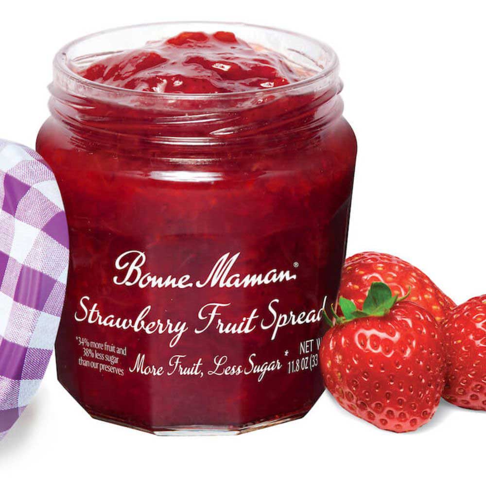 Bonne Maman Strawberry Fruit Spread, 11.8 Ounce -- 6 per case