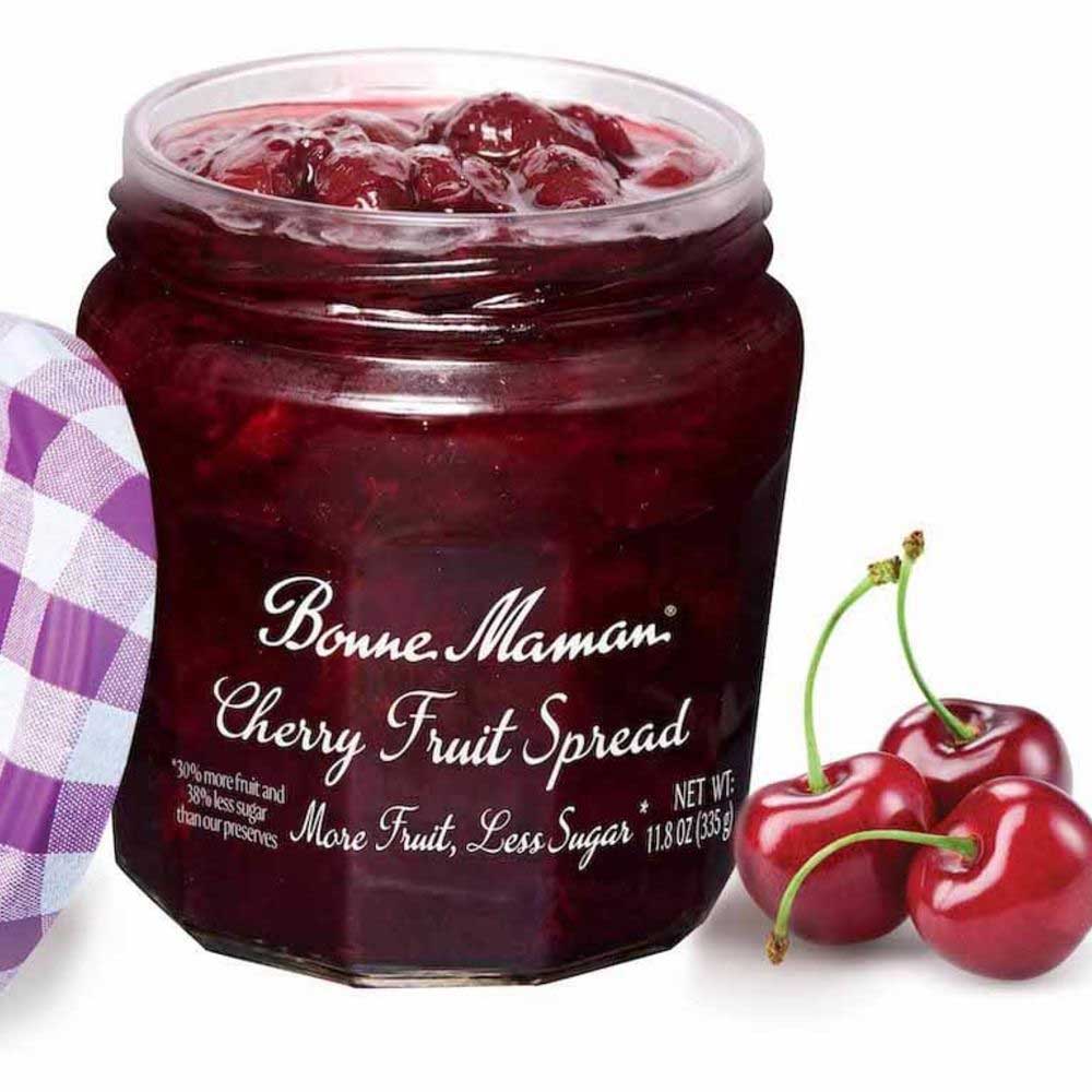 Bonne Maman Cherry Fruit Spread, 11.8 Ounce -- 6 per case