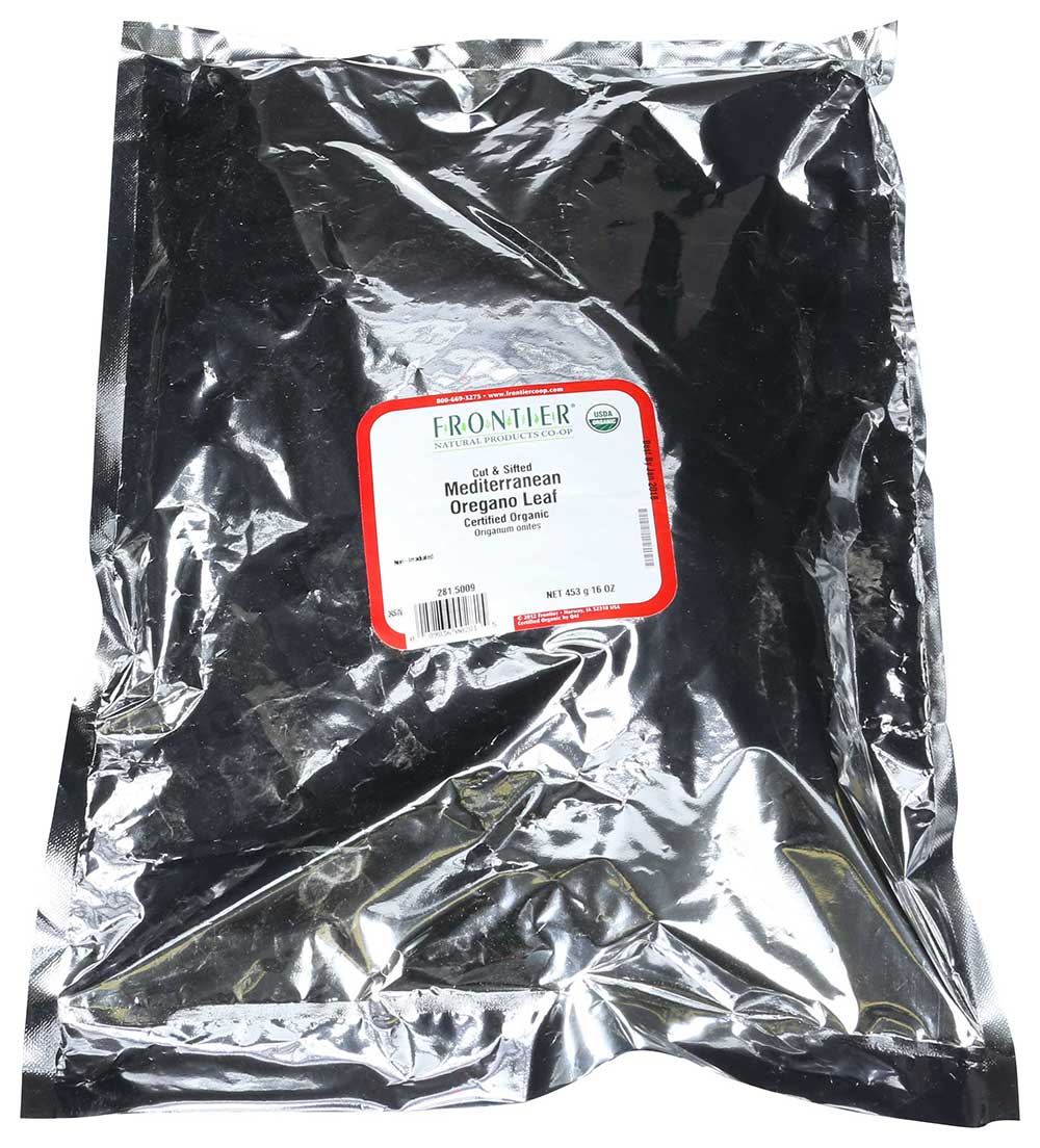 Frontier Herb Organic Cut And Sifted Oregano Leaf, 16 Ounce