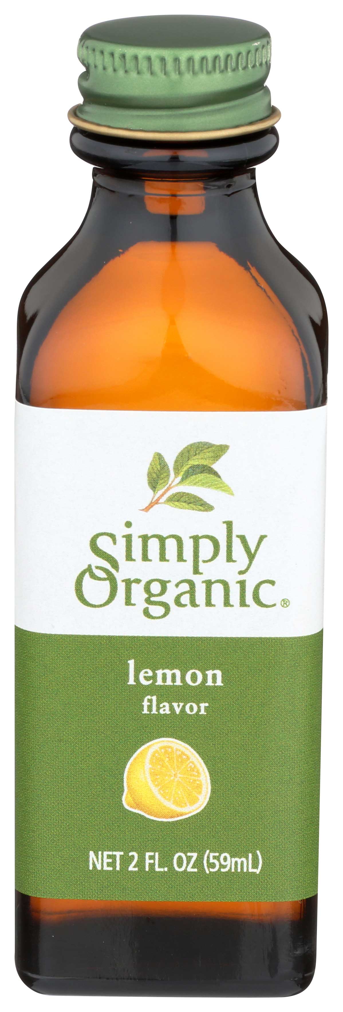 Simply Organic Lemon Flavor, 2 Ounce -- 6 Per Case
