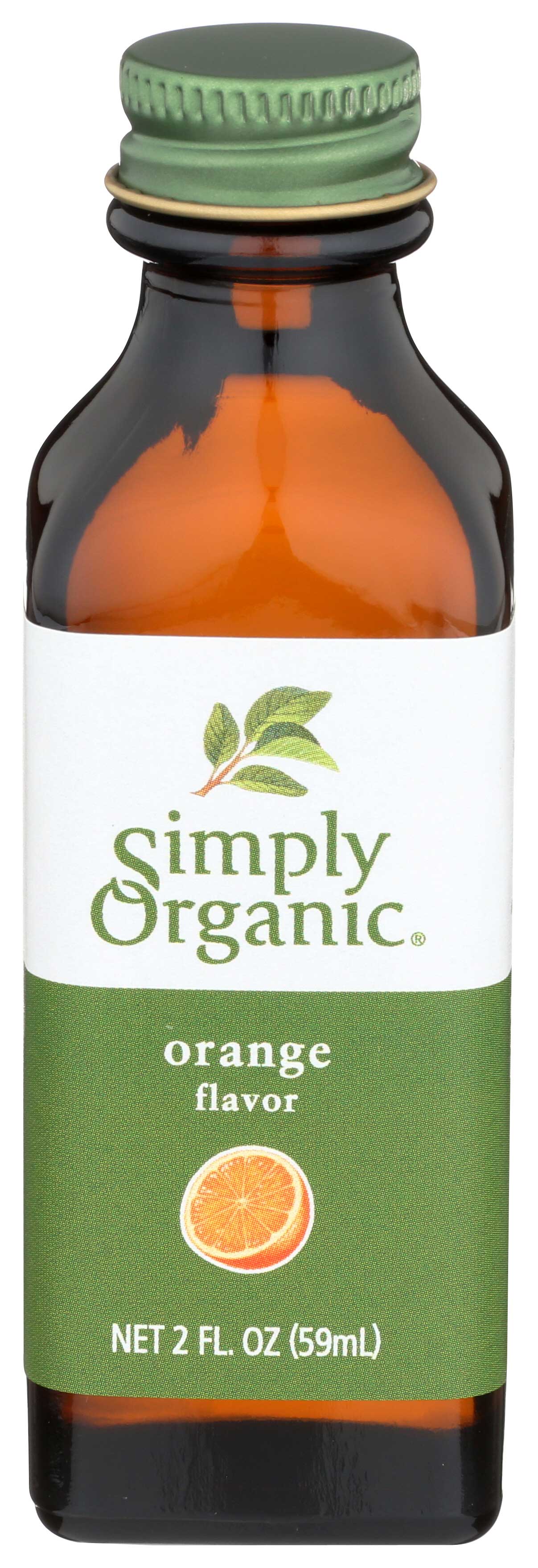 Simply Organic Orange Flavor, 2 Ounce -- 6 Per Case
