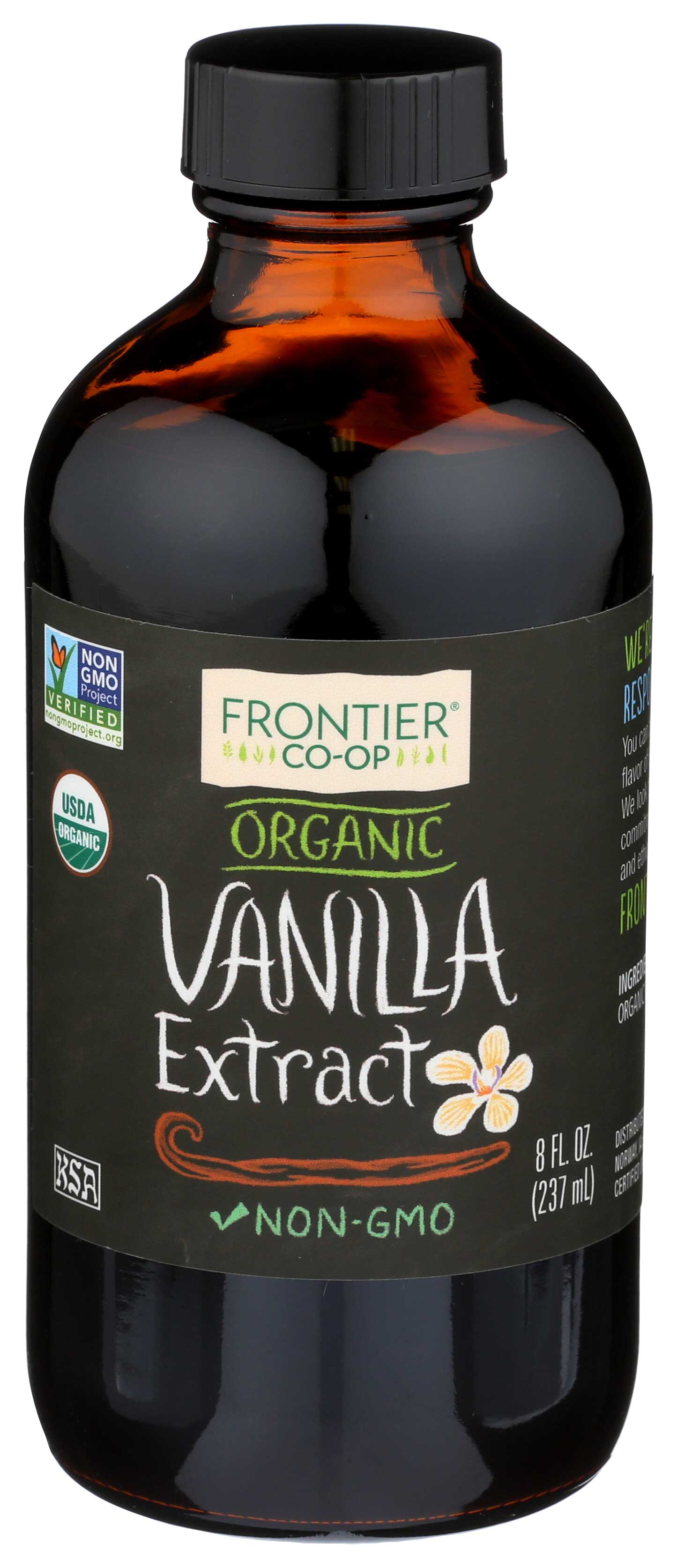 Frontier Herb Organic Vanilla Extract, 8 Fluid Ounce