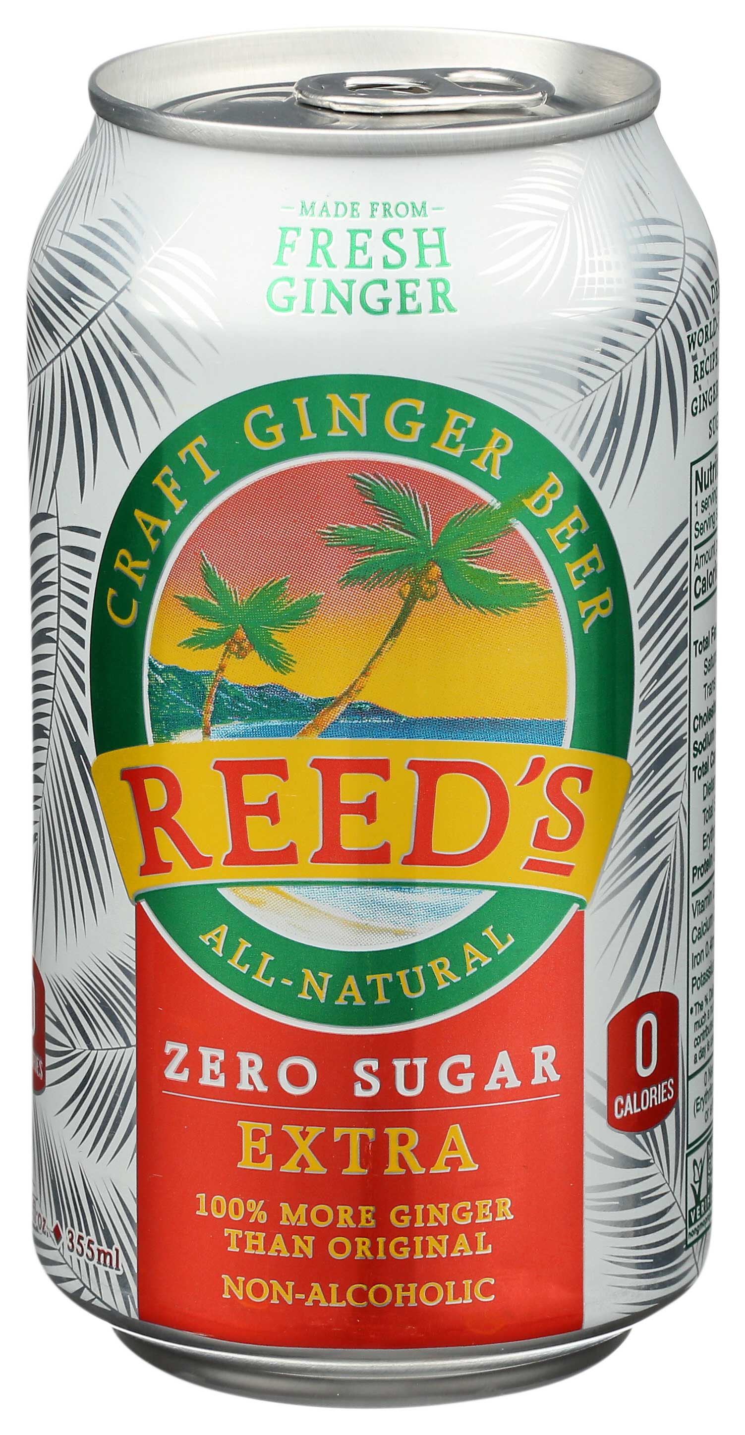 Reeds Zero Sugar Extra Craft Ginger Beer FoodServiceDirect