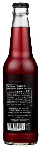 Virgil's Black Cherry Soda, 12 Ounce -- 24 Per Case