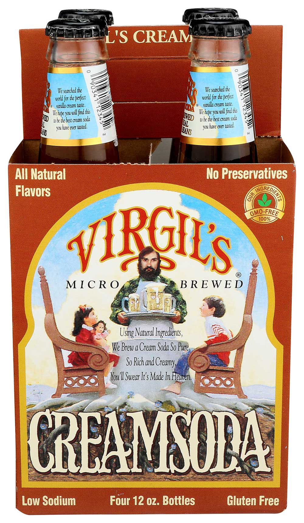 Virgil's Vanilla Cream Soda, 12 Ounce -- 24 Per Case