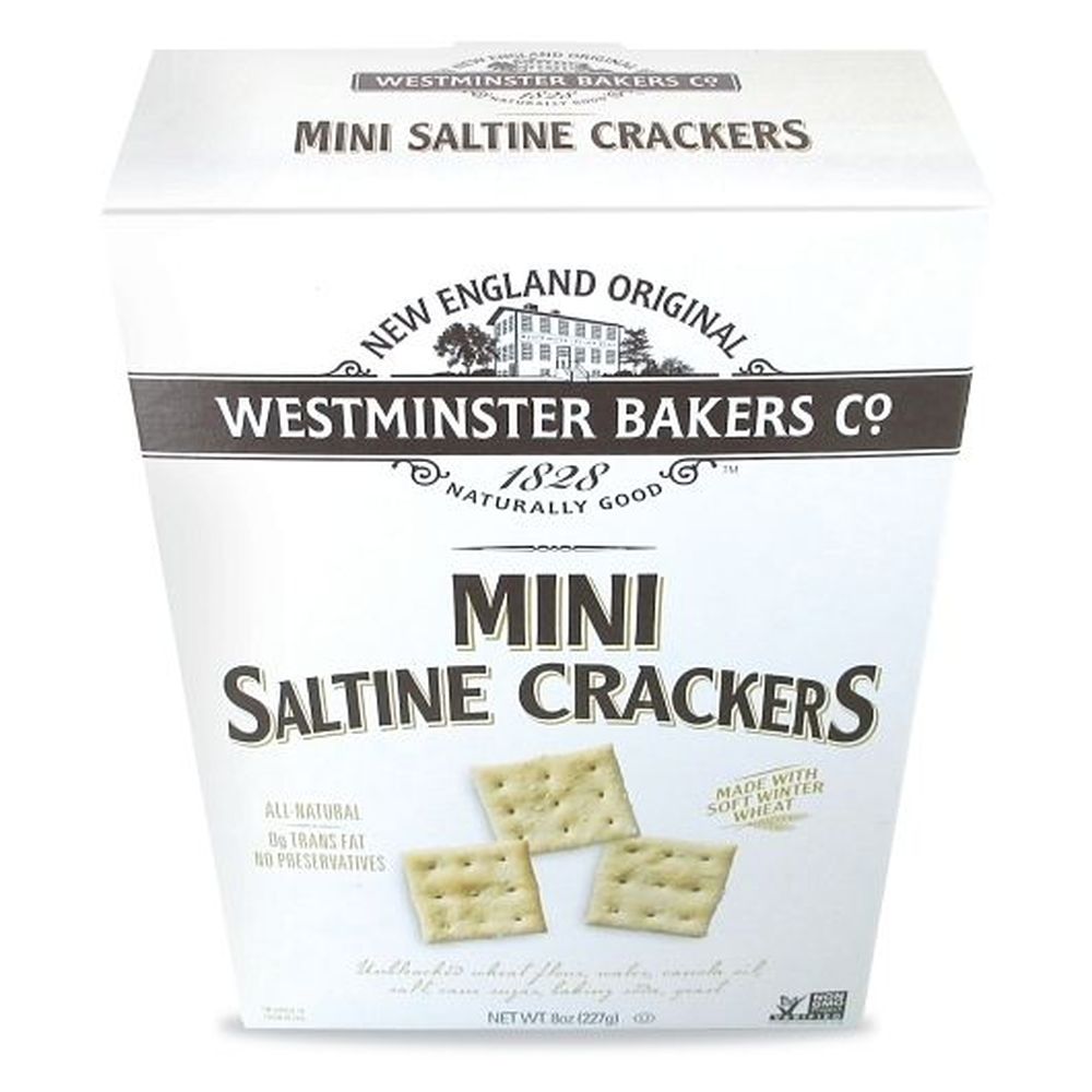 Westminster Crackers Baker Mini Saltine Cracker, 8 Ounce -- 12 Per Case