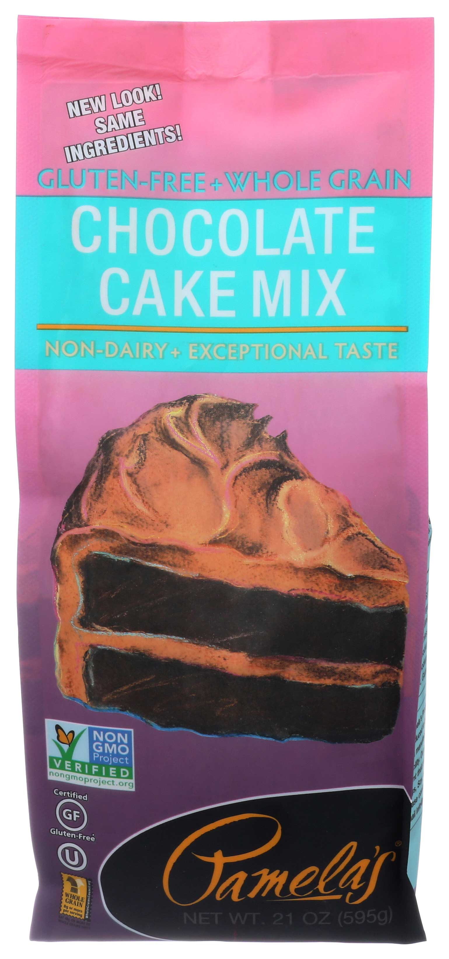 Pamela's Products Chocolate Cake Mix, 21 Ounce -- 6 Per Case