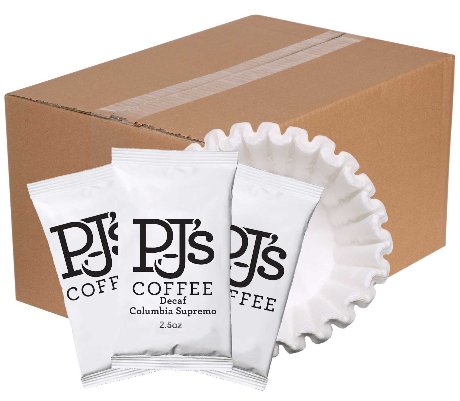 Pj's Decaf Colombian Coffee, 2.5 Ounce -- 24 Per Case