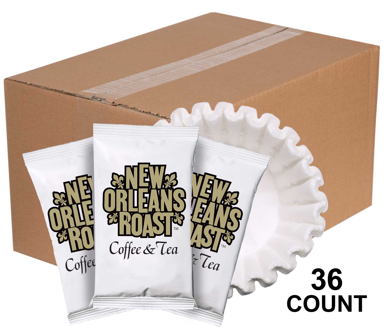 New Orleans Roast House Blend Coffee, 2 Ounce Frac Pack -- 36 Per Case