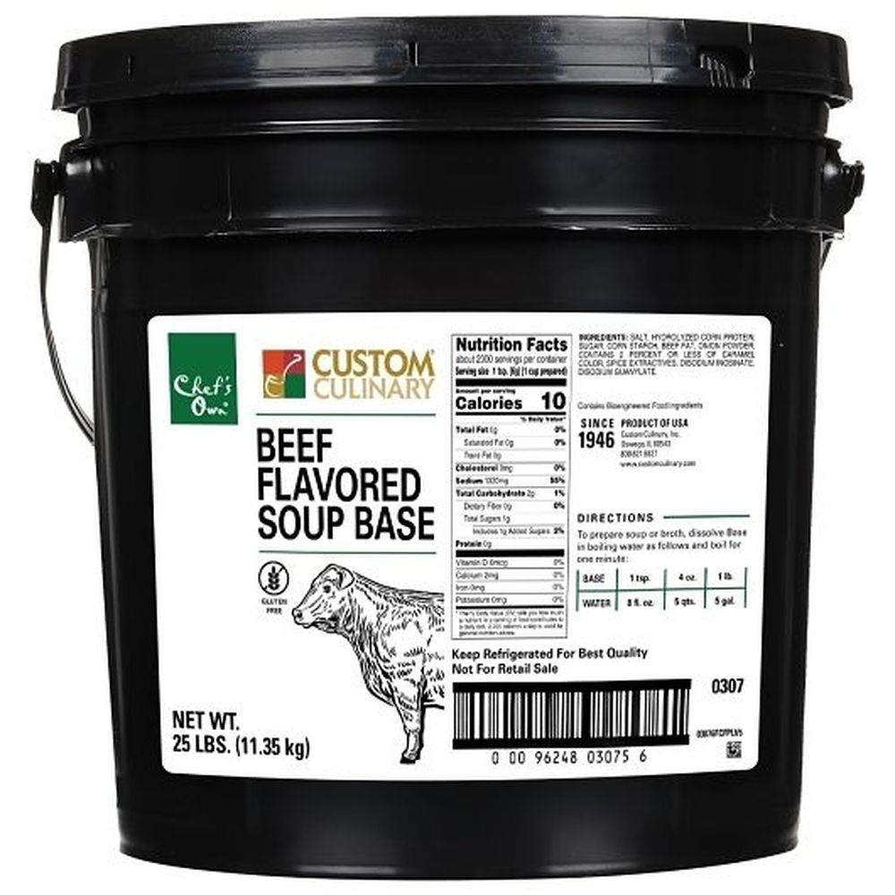 Chef's Own Beef Flavor Granular Soup Base, 25 Pound