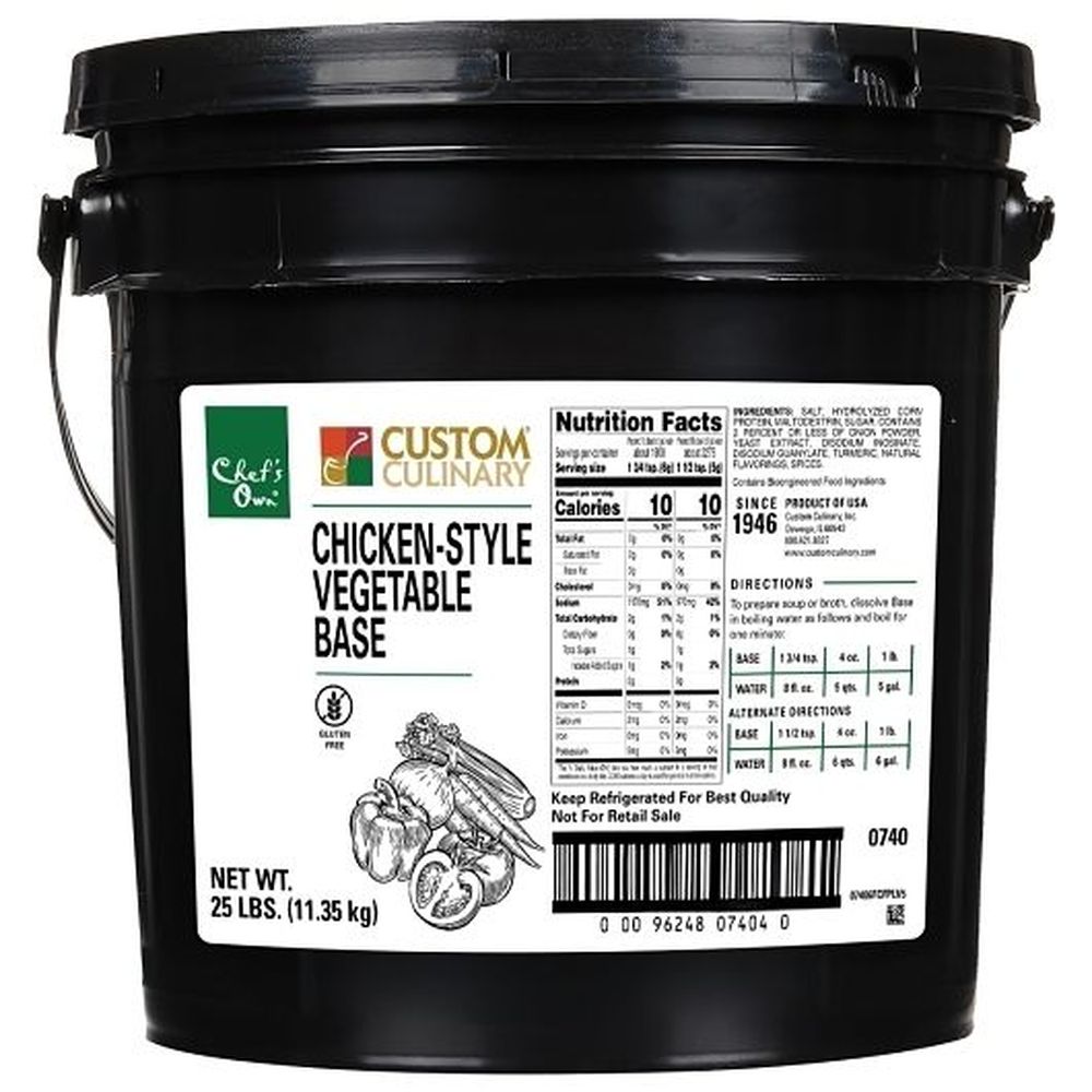 Chef's Own Chicken-style Vegetable Consomme Base, 25 Pound