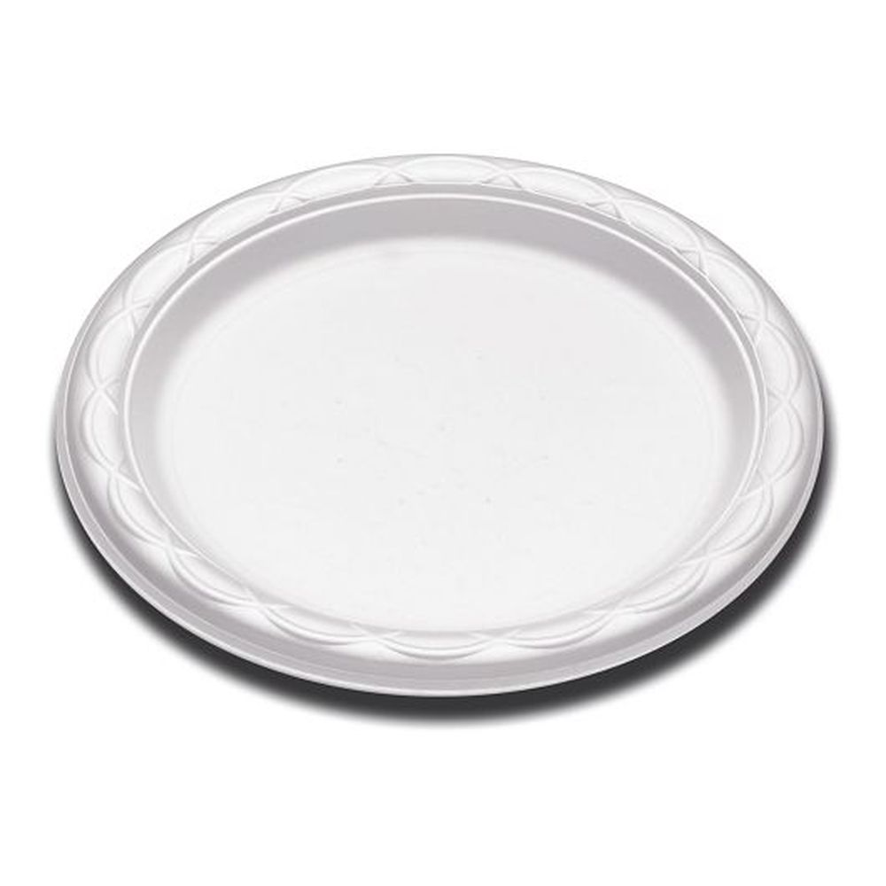D&w Fine Pack Envirofoam 9 Inch Foam Round Plate, 500 Count