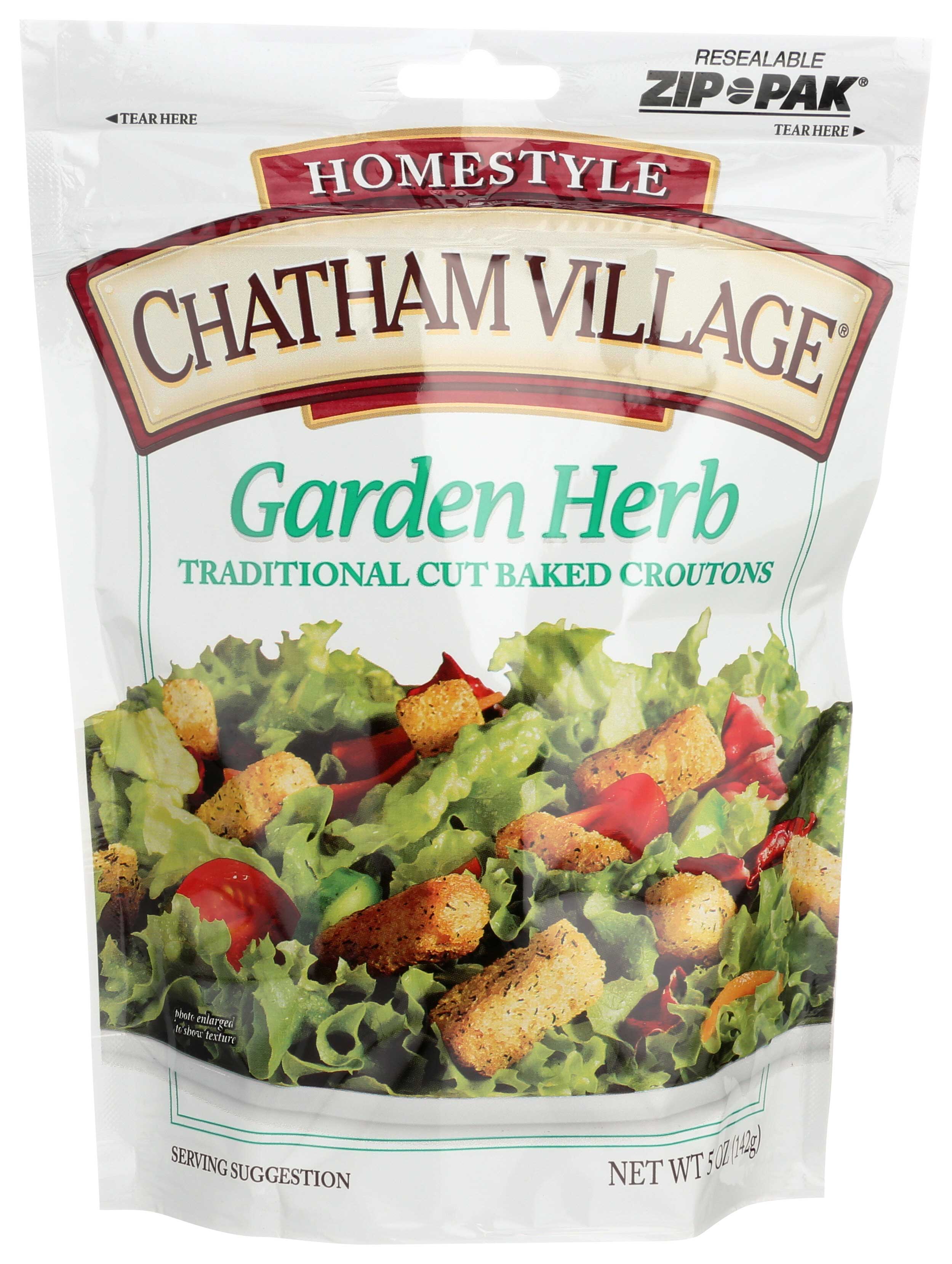 Chatham Village Garden Herb Crouton, 5 Ounce -- 12 Per Case