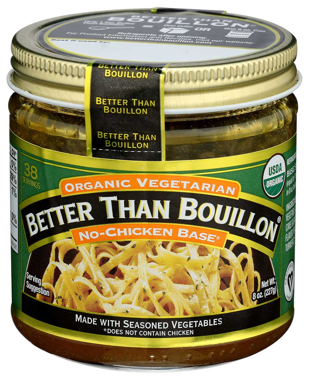 Better Than Bouillon Organic Vegetarian No Chicken Base, 8 Ounce -- 6 Per Case
