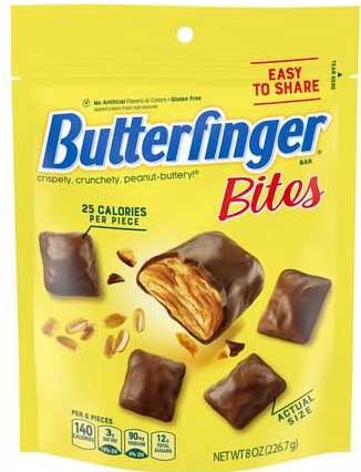 Nestle Butterfinger Bites, Stand Up Bag, 8 Ounce -- 12 Per Case