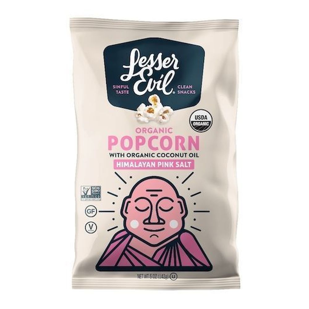 Lesserevil Organic Himalayan Pink Popcorn, 4.6 Ounce -- 6 Per Case