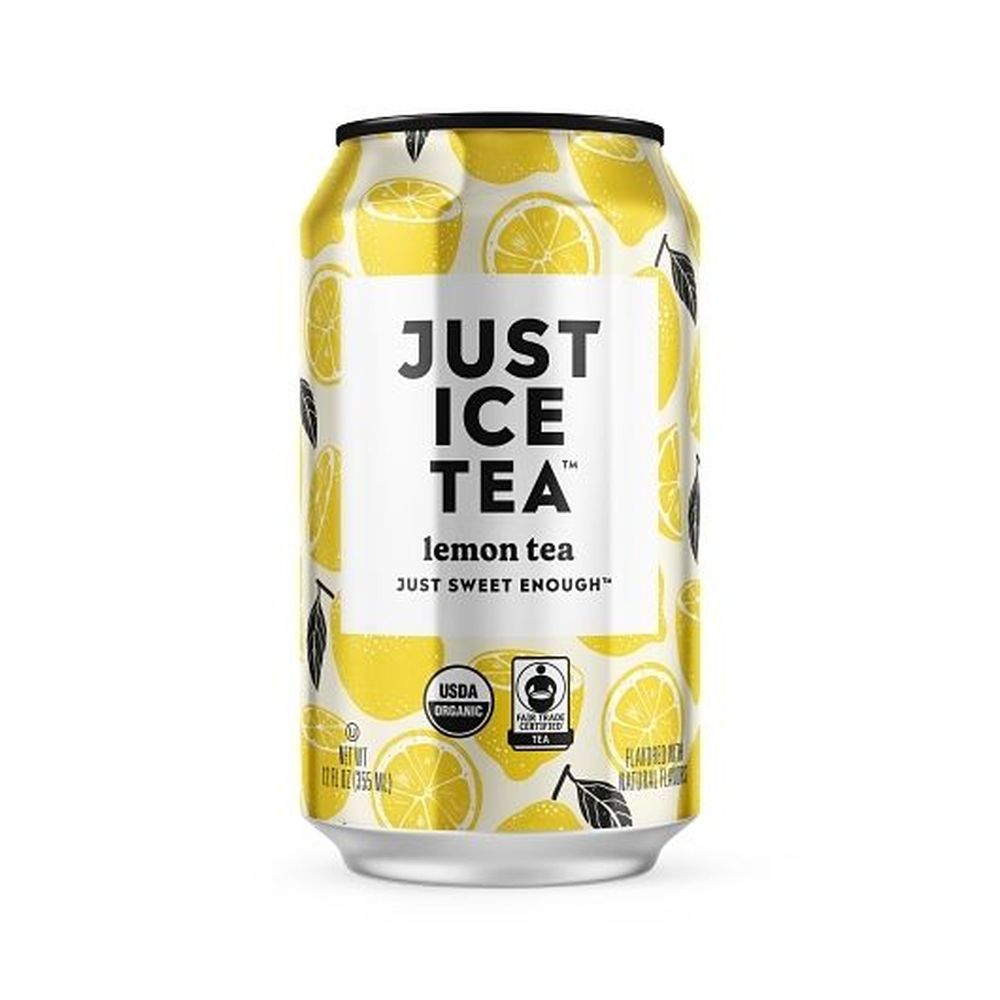 プラスティックティーチエイズ Just Ice Tea Lemon Black Tea, 12 Fluid Ounce -- 12 per case