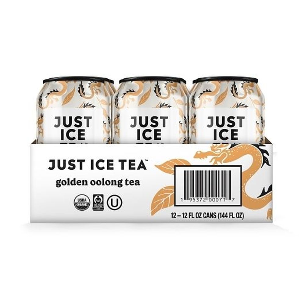 Just Ice Tea Golden Oolong Tea, 12 Ounce -- 12 per case