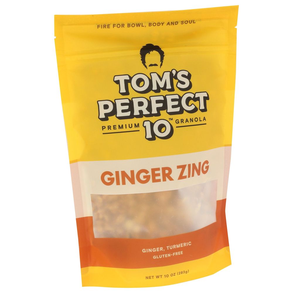 Toms Perfect 10 Ginger Zing Granola, 10 Ounce -- 12 Per Case
