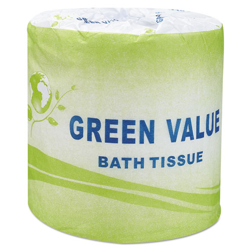 Gen White 2 Ply Septic Safe Standard Bath Tissue, 420 Sheets Per Roll -- 96 Rolls Per Case