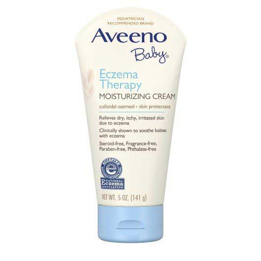 Aveeno Baby Eczema Therapy Moisturizing Cream, 5 Ounce -- 12 per case