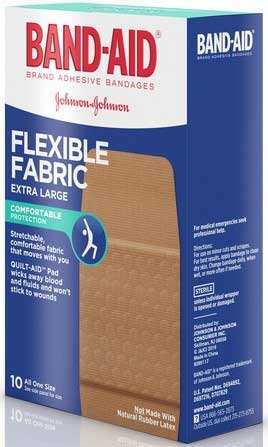Band Aid Flexible Fabric Adhesive Bandage Case