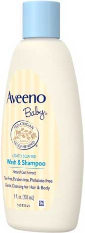 Aveeno Baby Wash And Shampoo, 8 Fluid Ounce -- 24 Per Case