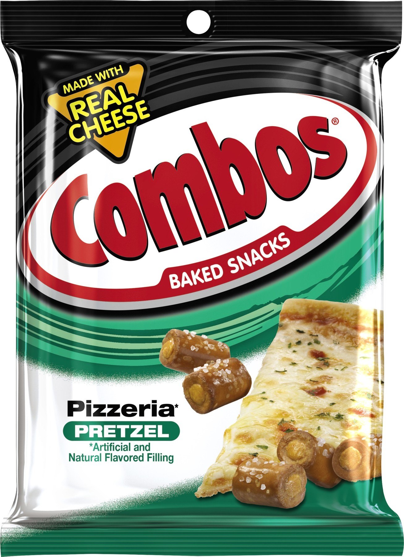 Combos Pizzeria Pretzel Snack, 6.3 Ounce -- 12 Per Case