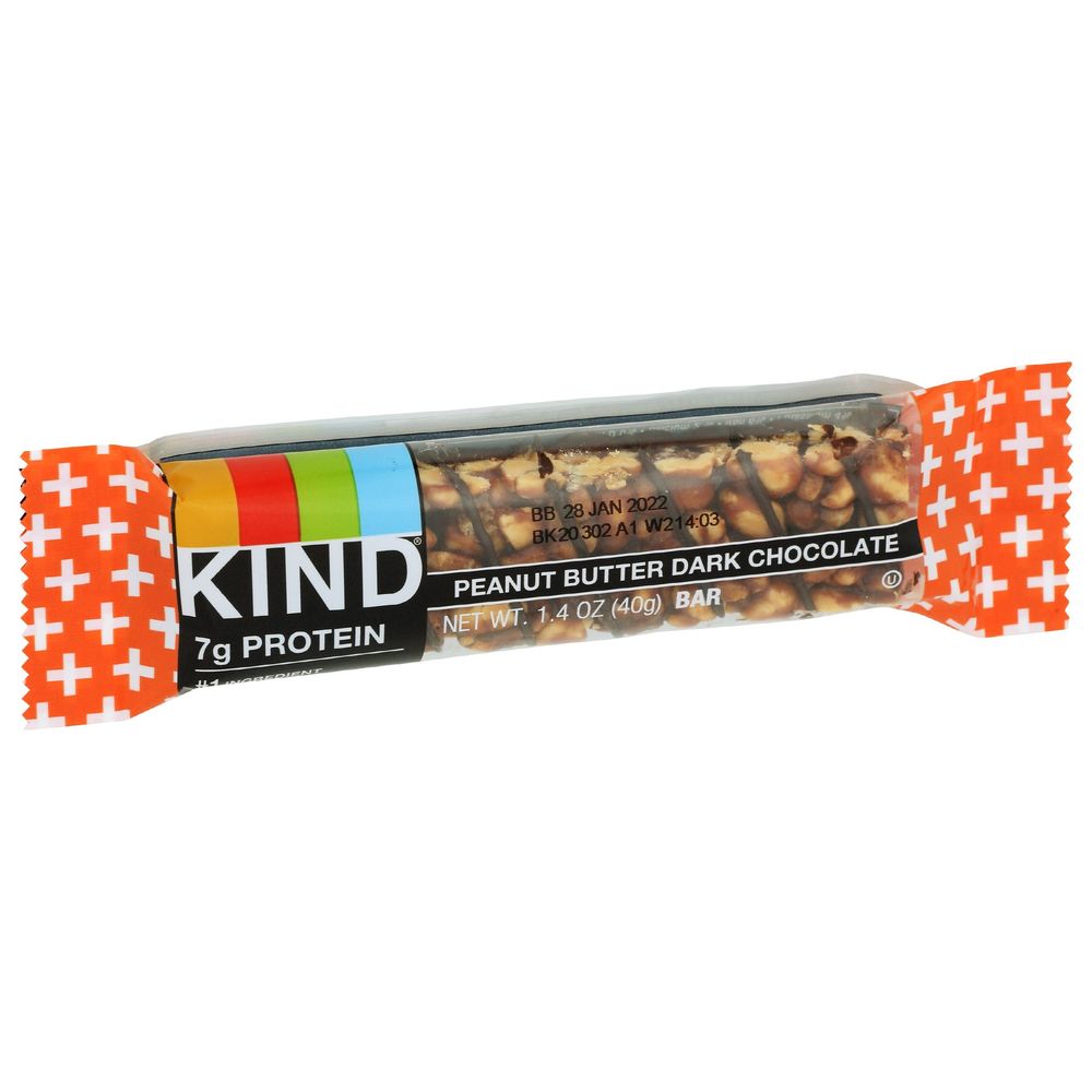 Kind Plus Peanut Butter Dark Chocolate And Protein Granola Bar, 1.4 Ounce -- 12 Per Case