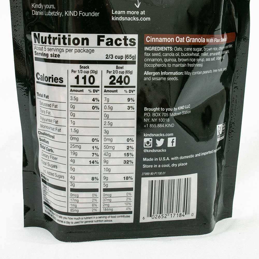 豪華 Oat Cinnamon Snacks Healthy Kind Clusters Seeds Flax with その他