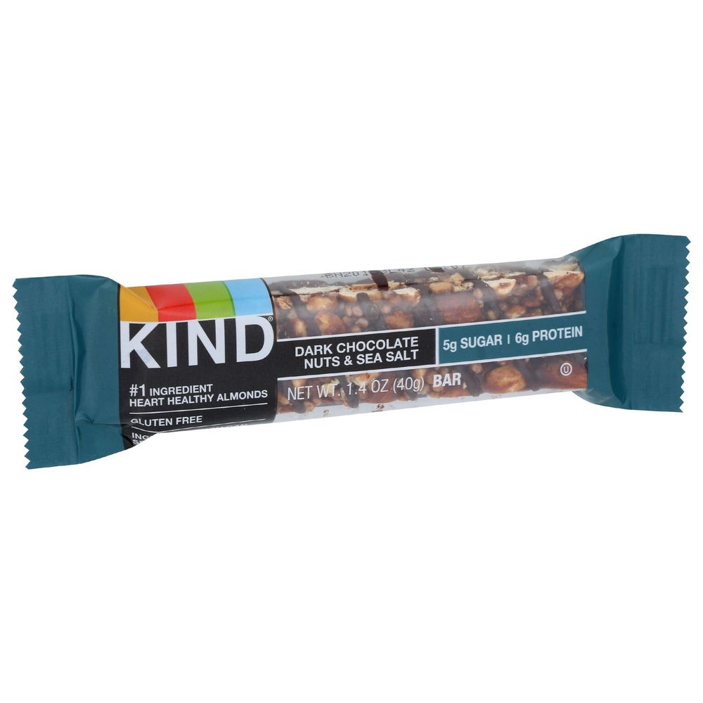 Kind Dark Chocolate Nuts And Sea Salt Snack Bar, 1.4 Ounce -- 12 Per Case