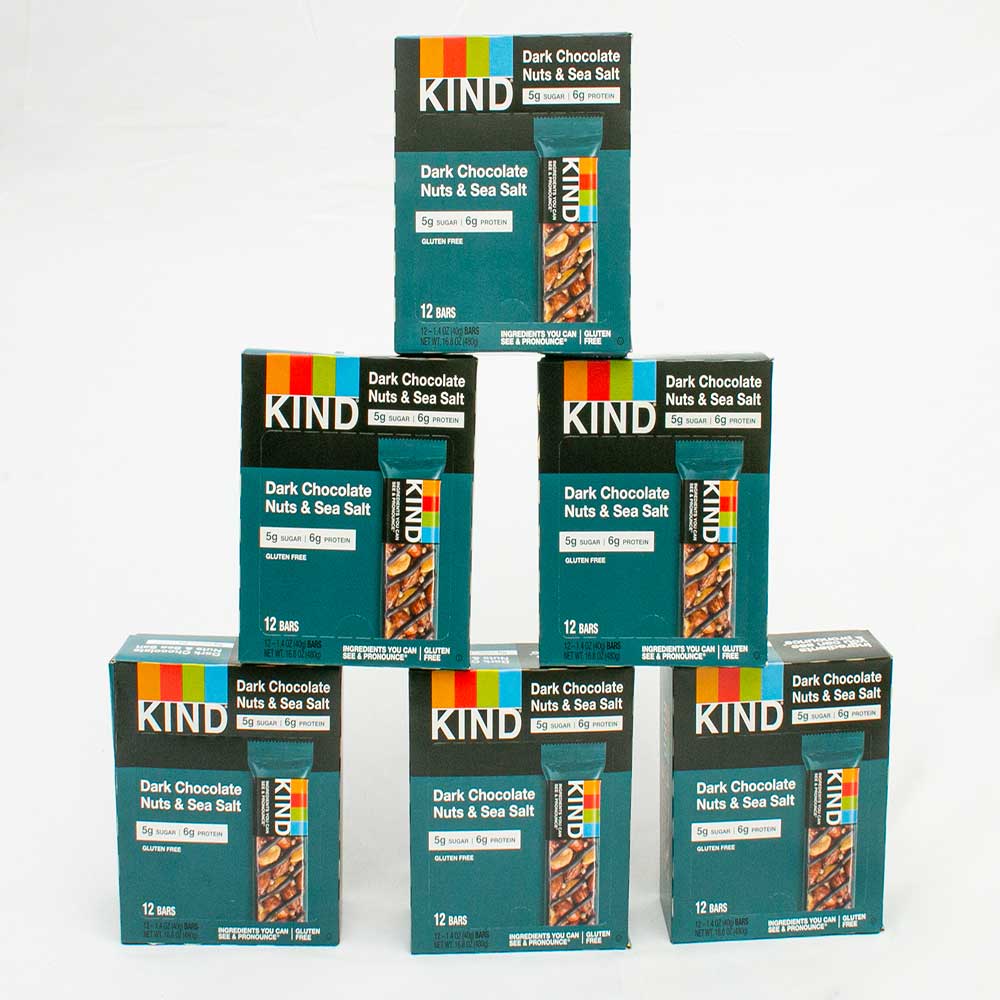 Kind Dark Chocolate And Sea Salt Bar, 1.4 Ounce -- 72 Per Case