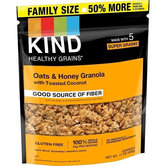 Kind Oats And Honey Granola With Toasted Coconut, 17 Ounce -- 6 Per Case